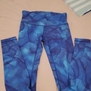 Blue wave lulu lemon leggings